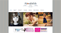 Desktop Screenshot of adorabletab.com