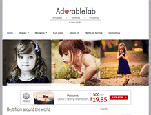 Tablet Screenshot of adorabletab.com
